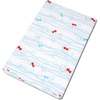 【和装小物・祭り用品】東京いろは 顔料捺染手ぬぐい反物 水流きんぎょ 綿100％ 長さ9ｍ 2603232015 1反（直送品）