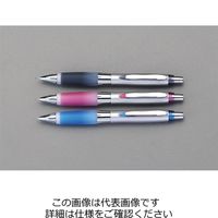 エスコ 0.5mm シャープペンシル(ブラック/ゲルグリップ) EA765ME-70A 1セット(10本)（直送品）