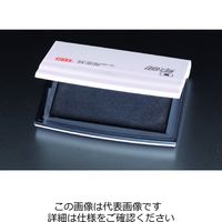 エスコ 112x82x16mm [青]瞬乾スタンプ EA762AE-7 1セット(10個)（直送品）