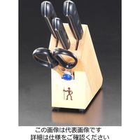 エスコ 4丁 包丁・はさみセット EA912HB-16 1セット（直送品）