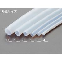 エスコ 2.0/ 4.0mmx10m フッ素樹脂チューブ(PTFE) EA125FK-24B 1本（直送品）