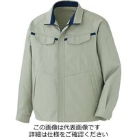 ミドリ安全 ベルデクセル ブルゾン VE666上 グリーン×ネイビー 4L 3110330208 1点（直送品）