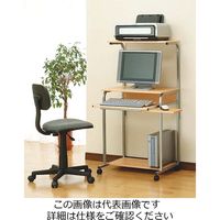 エスコ 600x480x1220ー1320mm パソコンデスク EA954HC-22B 1個（直送品）