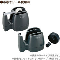 コクヨ テープカッター ロータリー ピンク 大巻・小巻対応 T-M13P 1セット（3個）（直送品）