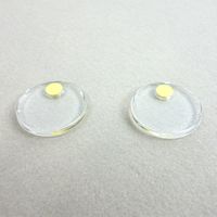 コクヨ カラーマグネット 強力タイプ クリヤー 直径40mm 約9枚保持 黄 マク-T40NY 1セット（4個：2個入×2パック）