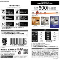 磁気研究所 LED電球 40W相当 全方向 4万時間タイプ 昼光色 E26口金 HDLED40W6500K 1セット(10個)