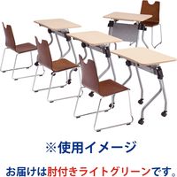 藤沢工業 TOKIO RMHシリーズ リフレッシュチェア RMH-L2AF-S ライトグリーン 1セット（4脚入）（取寄品）