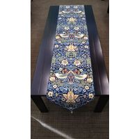 川島織物セルコン モリスデザインスタジオ テーブルランナー 1800×350mm ブルー HN1710 1枚（直送品）