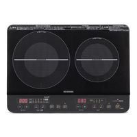 アイリスオーヤマ 2口IHコンロ IHK-W13-B 1台