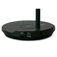 アイリスオーヤマ LEDデスクライトQi充電シリーズ 平置きタイプ 調光・調色 ブラック LDL-QFDL-B 1台