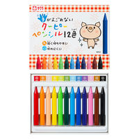 サクラクレパス 手汚れないクーピー 12色セット FYS12-P 5個