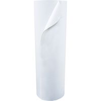 今村紙工 ボーガスペーパー　厚口カラー　ホワイト　320mm×50ｍ　8本 BP-W50 1ケース（直送品）