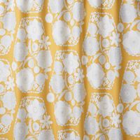 スミノエ デザインライフ セミオーダー カーテン イハナ 1900×1500mm イエロー １セット(2枚入)（直送品）