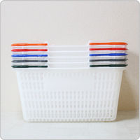 大和産業　ショッピングバスケットナチュラルEG(5個入)SLー20ー33L　122ーY00037　1セット（5個入）（直送品）