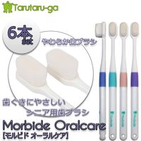 歯ぐきにやさしいシニア用歯ブラシ モルビドオーラルケア 6本セット mo-002 1セット(6本セット(カラーアソート))（直送品）