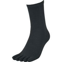 エースグローブ ワーキングソックスブラック 5本指 3足組 No.7500 1セット(5組×3足入)（直送品）