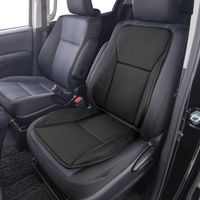 BONFORM（ボンフォーム） シートクッション スポーツホールド 背もたれ付ダブル 45×98cm ブラック 5742-07BK 1個（直送品）