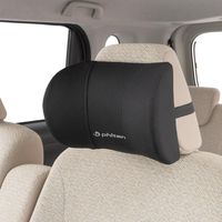 BONFORM（ボンフォーム） サポートクッション ファイテン ネックピロー 26×18cm ブラック 5815-15BK 1個（直送品）