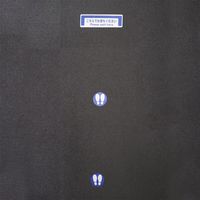 ヒカリ紙工 ソーシャルディスタンスシール　ブルー　10枚 KSDB-10 1セット(10枚)（直送品）