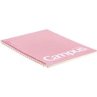 コクヨ キャンパスソフトリングドット50枚A5桃 ス-S131BT-P 1セット(15冊)