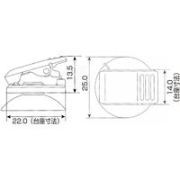 KMA　Qクリップ（吸盤仕様） 白 1セット（20個入）　049-4120013-20　1セット（20個入）（直送品）