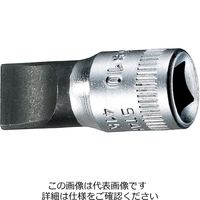 エスコ 1/4”DR/5.5x1.0mm [ー]ビットソケット EA617XM-105 1セット(4個)（直送品）
