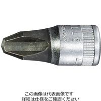 エスコ 1/4”DR/#2 [+]ビットソケット EA617XM-2 1セット(4個)（直送品）