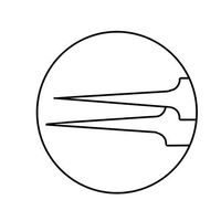 エスコ 115mm 精密用ピンセット EA595GC-36 1セット(5本)（直送品）