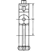 エスコ 34.0mm 鋼管用吊りバンド(ステンレス製) EA440BW-25 1セット(10個)（直送品）