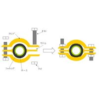 エスコ 22ー 29mm ホースクランプ EA463G-29 1セット(15個)（直送品）