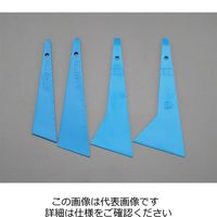 エスコ 75x225mm パテベラ(青) EA579AJ-16 1セット(15本)（直送品）