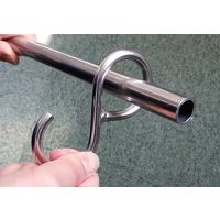 エスコ 101x6.3mm Sフック(ステンレス製) EA638EH-11 1セット(15個)（直送品）