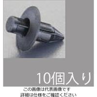 エスコ 2.0ー5.0mm/φ6.5mm プッシュリベットクリップ(10個) EA527CP-105 1セット(100個:10個×10袋)（直送品）