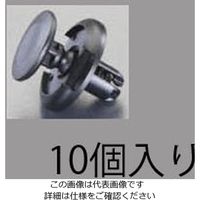 エスコ 1.5ー4.0mm/φ8.0mm プッシュリベットクリップ(10個) EA527CP-112 1セット(100個:10個×10袋)（直送品）