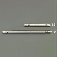 エスコ #2x6.0/ 85mm [+ ー]ドライバービット EA813AS-85 1セット(30本)（直送品）