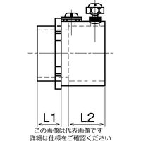 エスコ E19 ねじ無しコネクタ EA940CT-44 1セット(40個)（直送品）