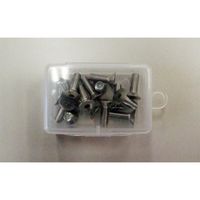 エスコ M4 x16mm 六角穴付皿頭ボルト(ステンレス/18本) EA949MD-416 1セット(180本:18本×10パック)（直送品）