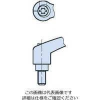エスコ M5x20mm 雄ねじクランプレバー(シルバー) EA948C-103 1セット(10個)（直送品）