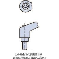 エスコ M6x10mm 雄ねじクランプレバー(オレンジ) EA948CB-111 1セット(10個)（直送品）