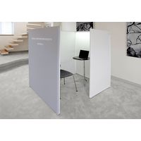 ユタカ Onefabrica パーテーション ブース 幅1000×奥行1200×高さ1500mm ベージュ EW-1N BEIGE 1台（直送品）