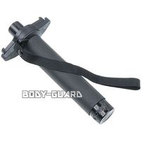 エスエスボディーガード 警棒 ホワイトウルフ 7075アルミ合金 16インチ 鍔付き WW-16AT 1本（直送品）