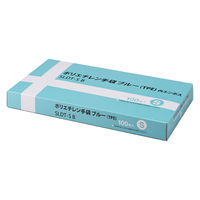 【使いきりポリエチレン手袋】 伊藤忠リーテイルリンク TPE手袋（26μ） SLDT-S B ブルー 1箱（100枚入）