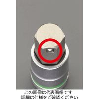 エスコ 1/2”DR/8x60mm [INHEX]ビットソケット(ホールド機能) EA617AM-608 1セット(4個)（直送品）