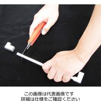 エスコ 232mm アルミパイプハンドル EA948BK-32 1セット(10個)（直送品）