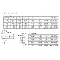 エスコ NPT1/4”xF1/4”xF1/4” ツーウェイティーズ EA442AM-22 1セット(10個)（直送品）