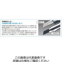 エスコ 80x 9x0.38mm カッターナイフ替刃(10枚) EA589BK-1 1セット(300枚:10枚×30パック)（直送品）