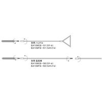 エスコ 20mm ブラシヘッド(ステンレス製) EA109CW-20 1セット(10本)（直送品）