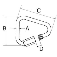 エスコ 47x 56x 6.0mm クイックリング(スチール/Zinc) EA638HG-6 1セット(15個)（直送品）