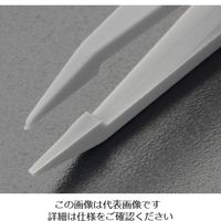 エスコ 120mm 精密ピンセット(プラスティック製) EA595KB-11 1セット(15本)（直送品）