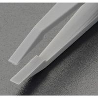 エスコ 120mm 精密ピンセット(プラスティック製) EA595KB-14 1セット(15本)（直送品）